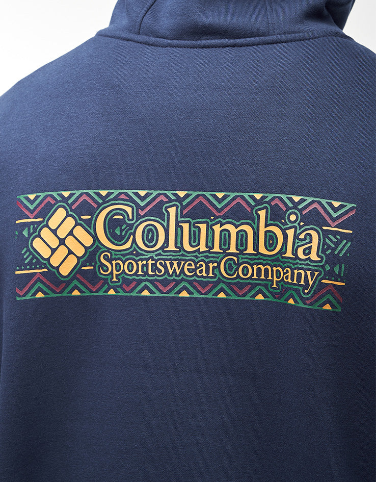 Columbia Meridian Creek™ Graphic Pullover Hoodie - Collegiate Navy Branded Blanket - Image 3