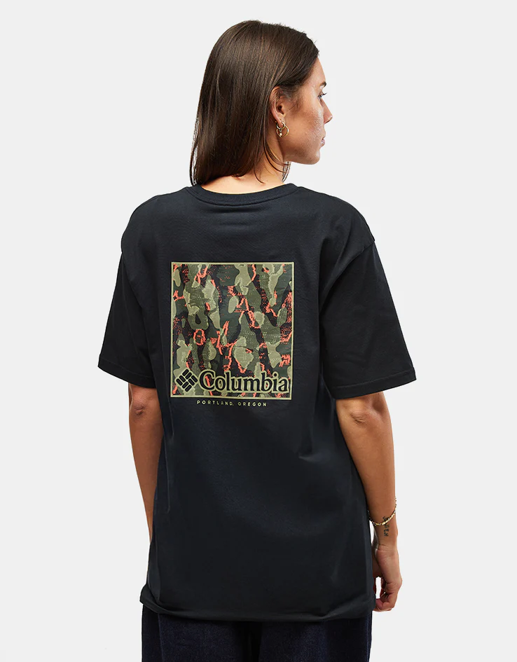 Columbia North Cascades™ Short Sleeve T-Shirt - Black/Framed Treebark - Image 5