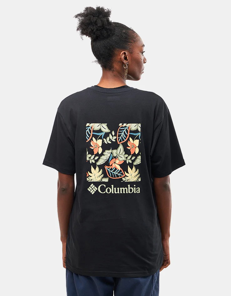 Columbia North Cascades™ T-Shirt - Black/Pastelled Framed - Image 5