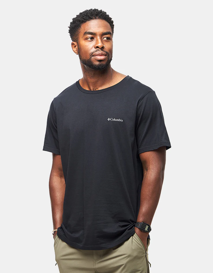 Columbia Rapid Ridge™ Back Graphic II T-Shirt - Black/Amazing Heights - Image 2