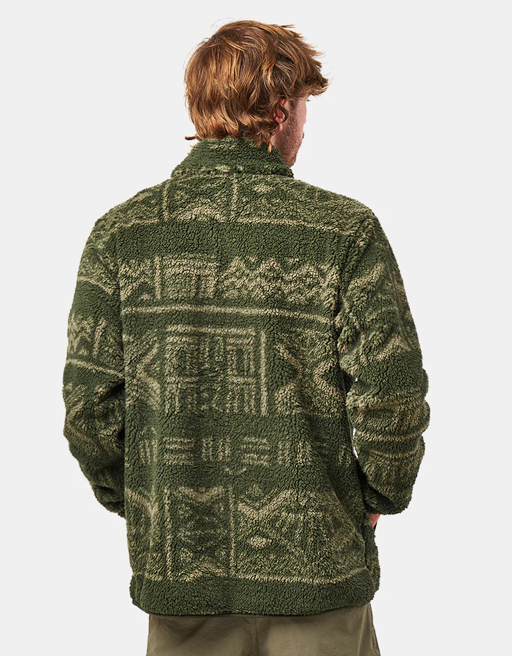 Columbia Rugged Ridge™ High Pile Half Zip Fleece - Greenscape Deschutes Days - Image 2