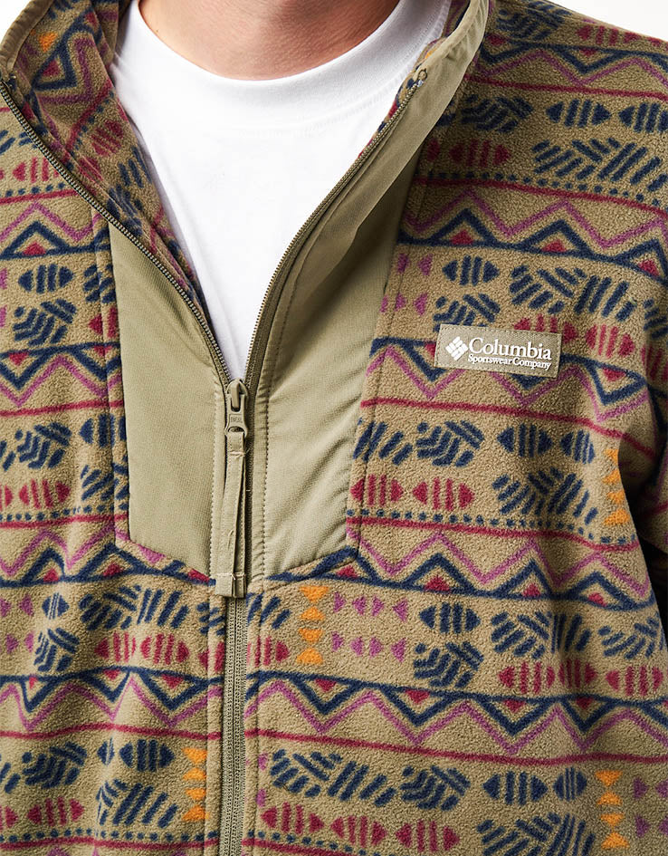 Columbia Sequoia Grove™ Printed Full Zip Fleece - Stone Green Horizons - Image 3