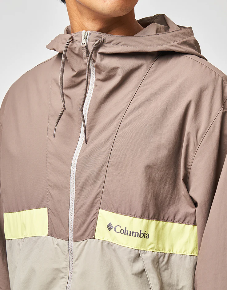 Columbia Spire Valley™ Hooded Windbreaker - Iron/Flint Grey/Neon Light - Image 4