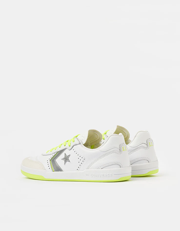 Converse Louie Lopez Pro 2 Skate Shoes - White/White/Volt - Image 4