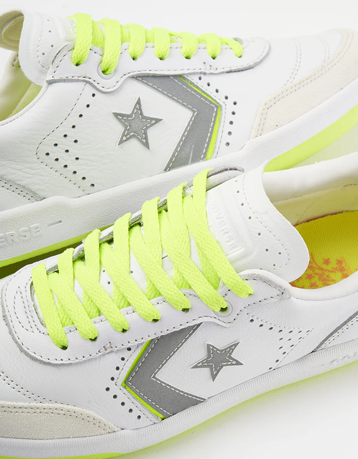 Converse Louie Lopez Pro 2 Skate Shoes - White/White/Volt - Image 6