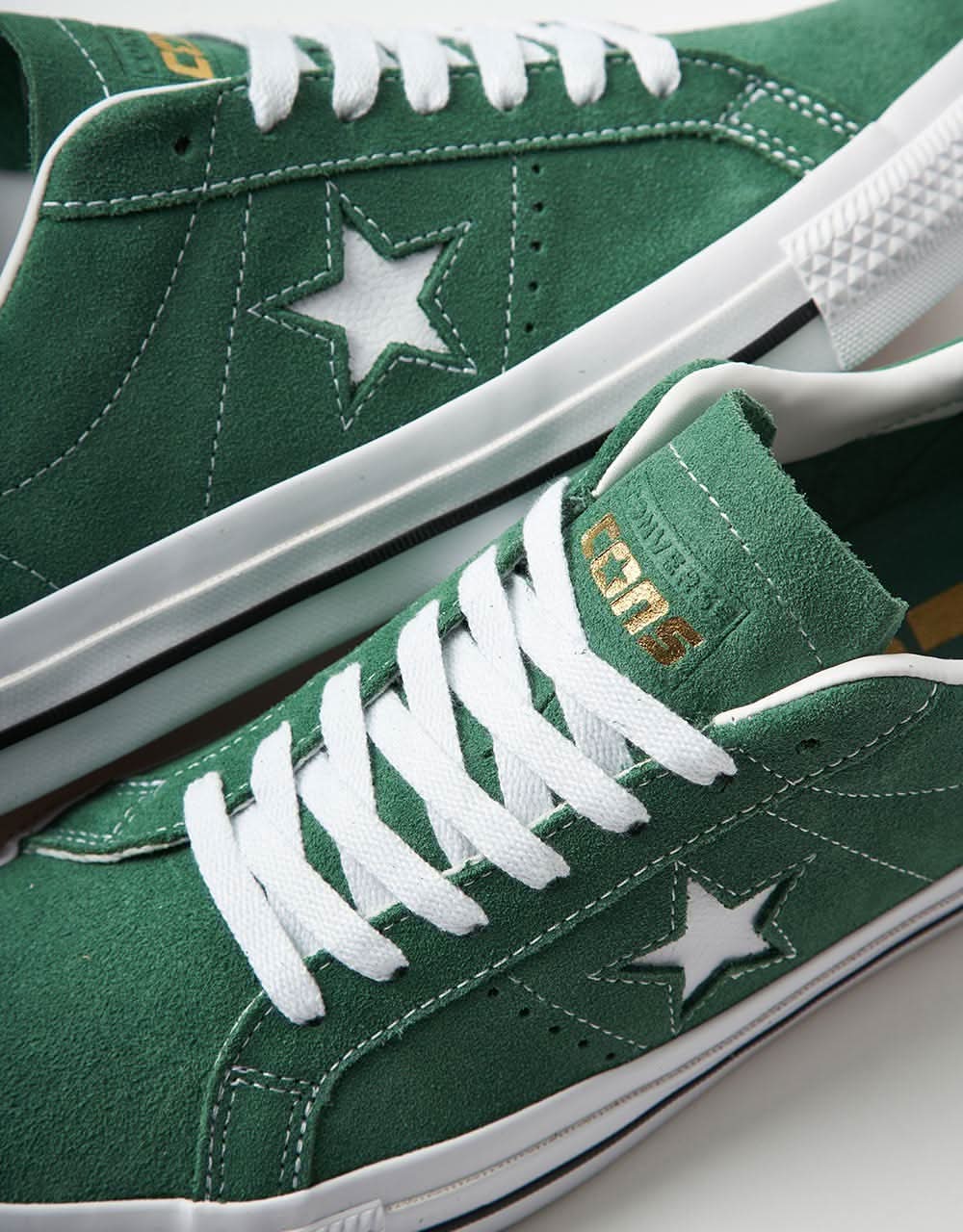Converse One Star Pro Skate Shoes - Admiral Elm/White/Blacks - Image 4