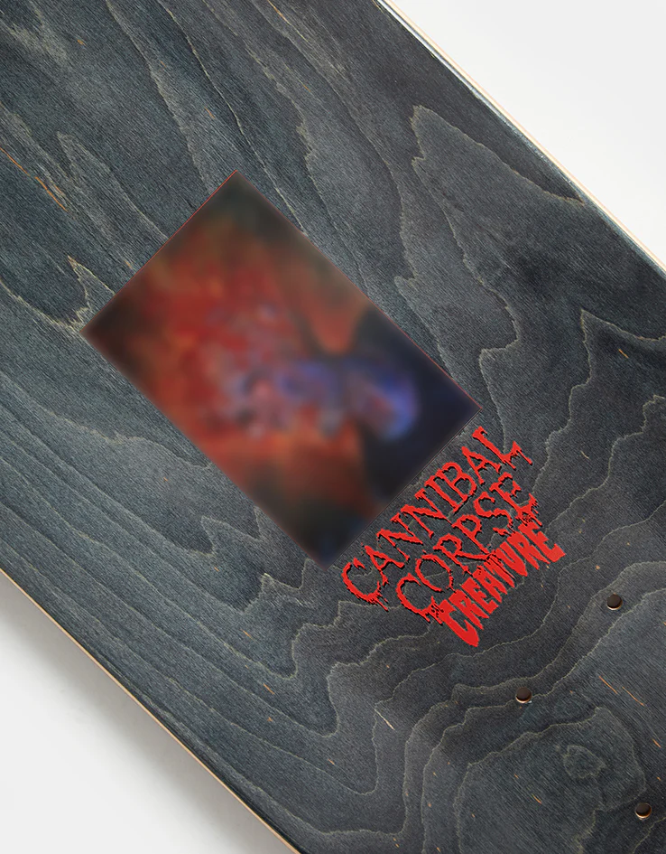Creature x Cannibal Corpse Skull and Blood Skateboard Deck - 8.53" - Image 4