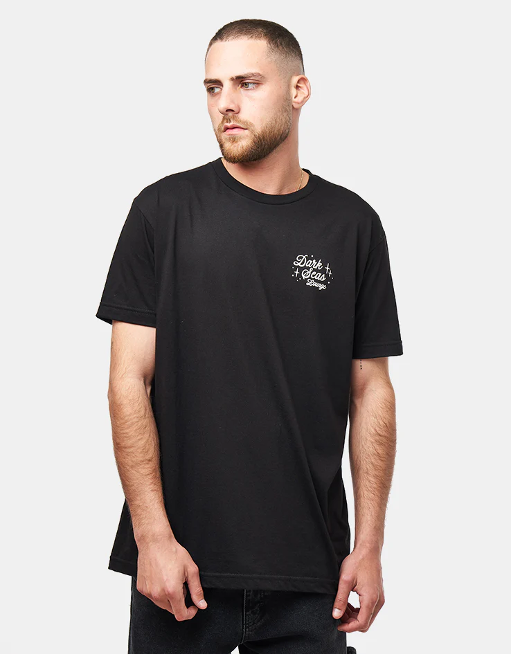 Dark Seas Moon Maiden Premium T-Shirt - Black - Image 2