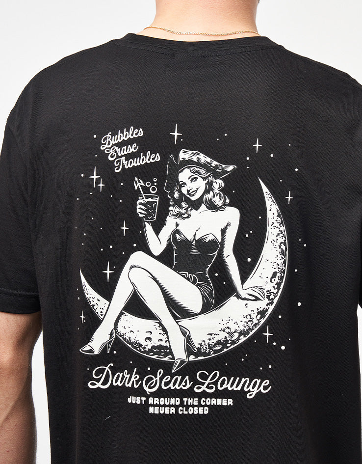 Dark Seas Moon Maiden Premium T-Shirt - Black - Image 3