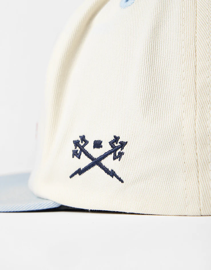 Dark Seas Vapor Snapback - White/Light Blue - Image 4