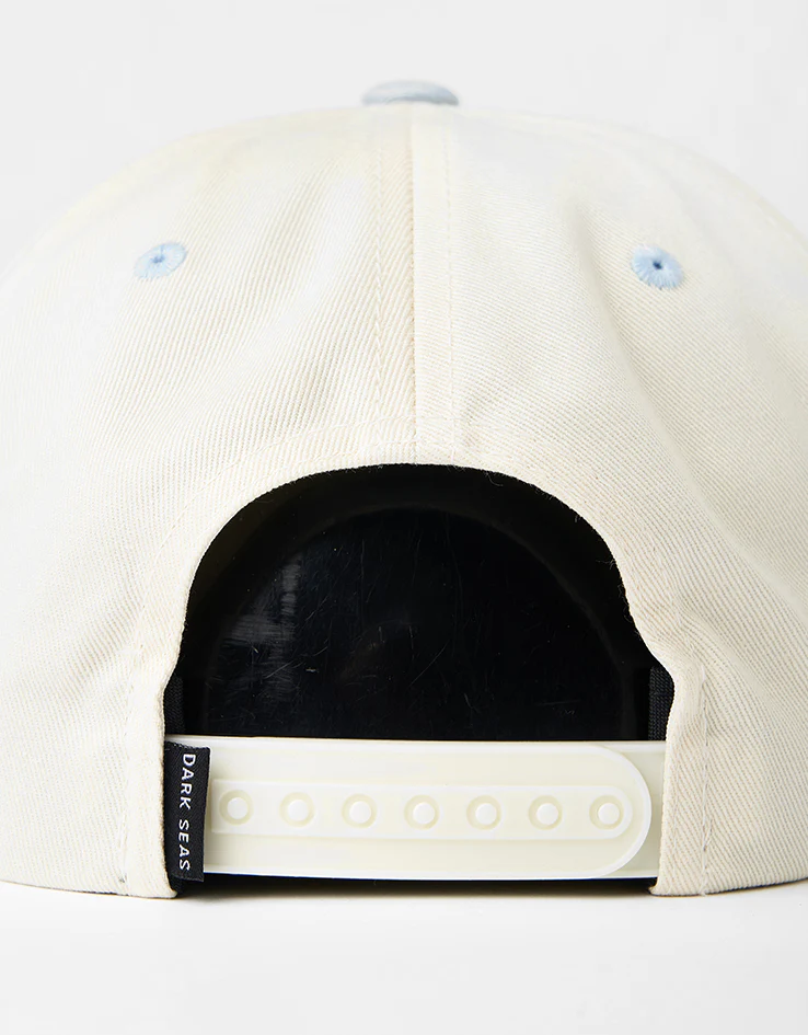 Dark Seas Vapor Snapback - White/Light Blue - Image 5