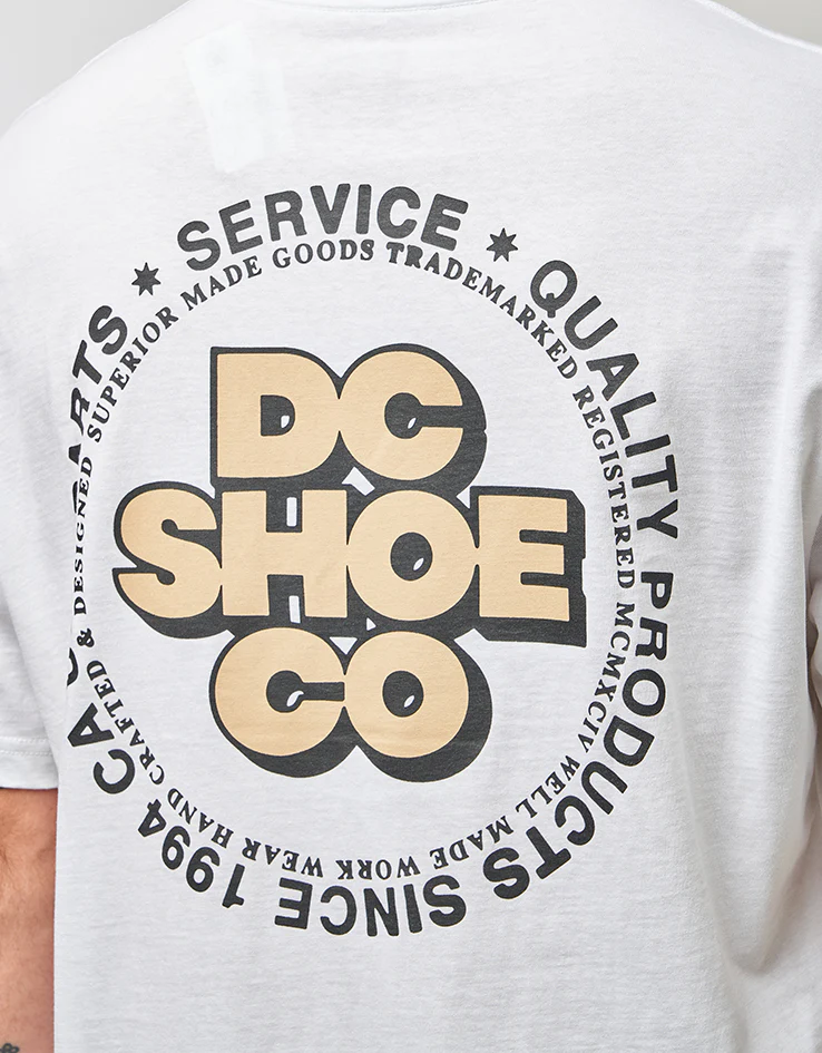 DC Circle T-Shirt - White - Image 3