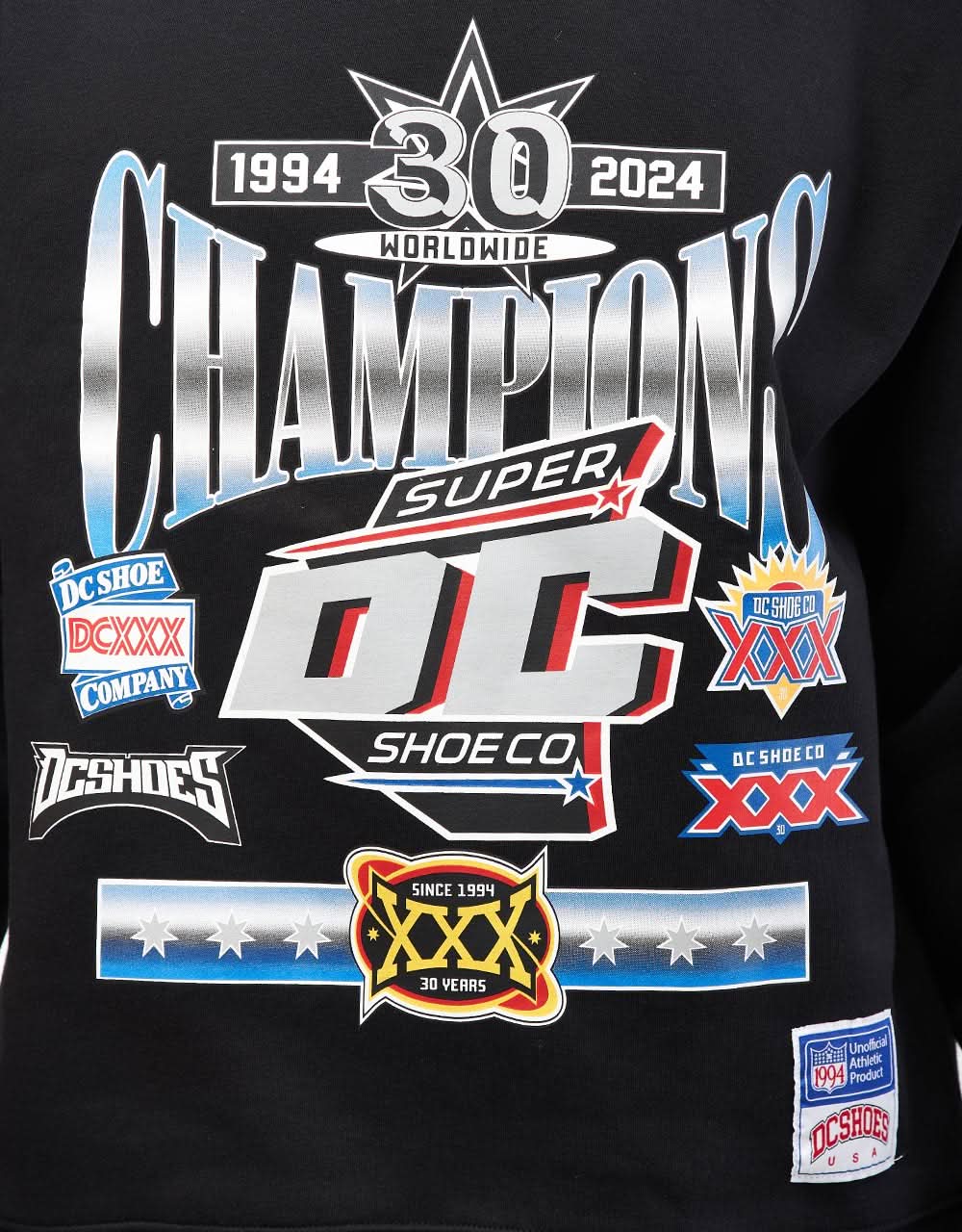 DC Old Champs Crew - Black - Image 3