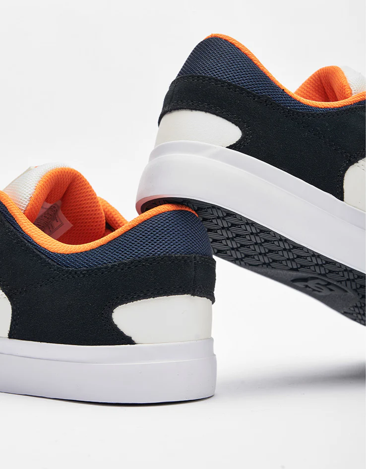 DC Onyx S Skate Shoes - Grey/Off White/Orange - Image 6