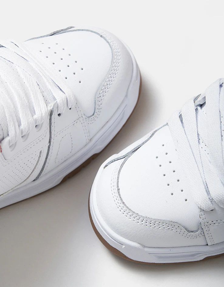 DC Stag Skate Shoes - White/Brick Red/Gum - Image 7