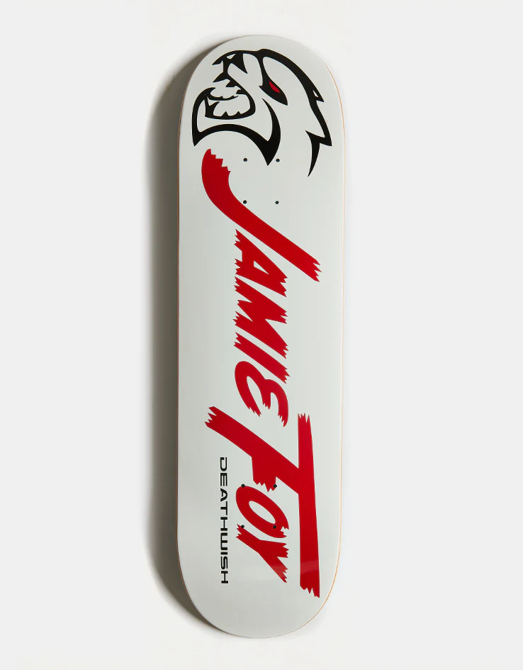 Deathwish Foy Hemi White Skateboard Deck - 8.5"