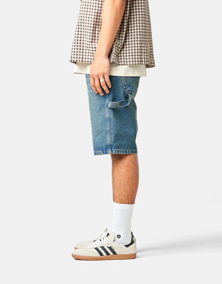 Dickies 993 11" Carpenter Short - Khaki Tinted Blue - Image 3