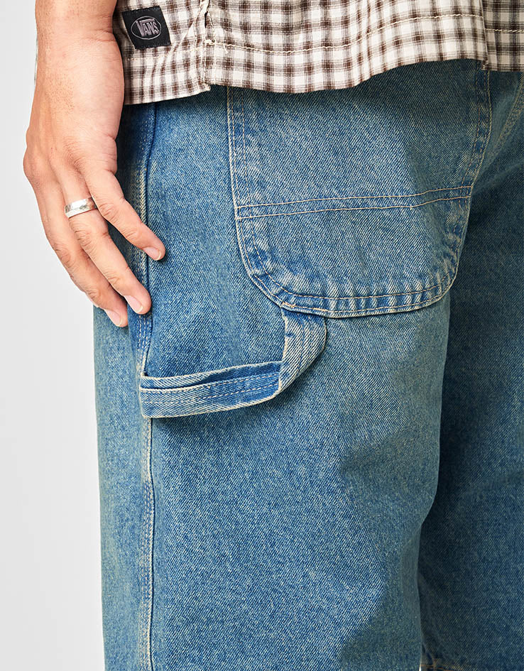 Dickies 993 11" Carpenter Short - Khaki Tinted Blue - Image 4