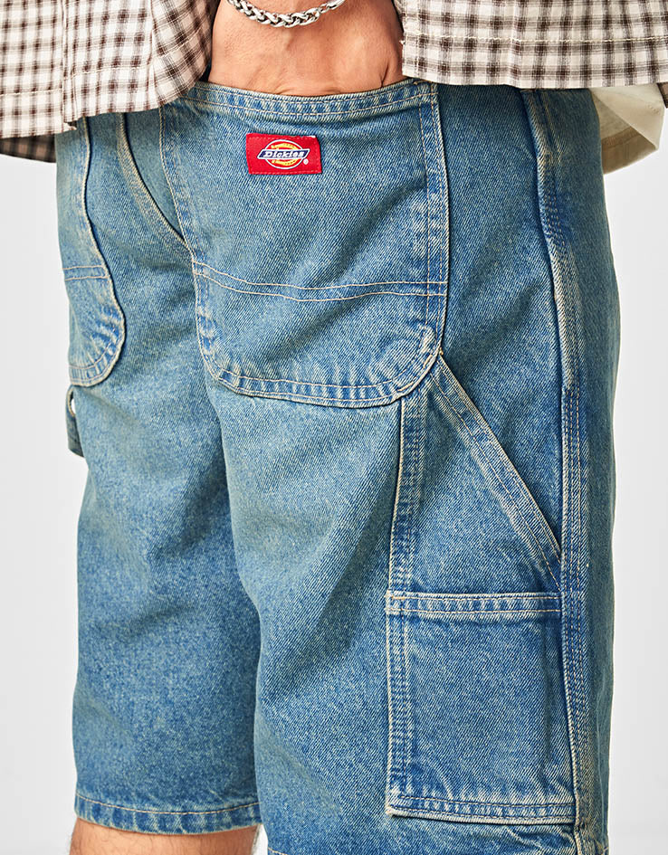 Dickies 993 11" Carpenter Short - Khaki Tinted Blue - Image 5