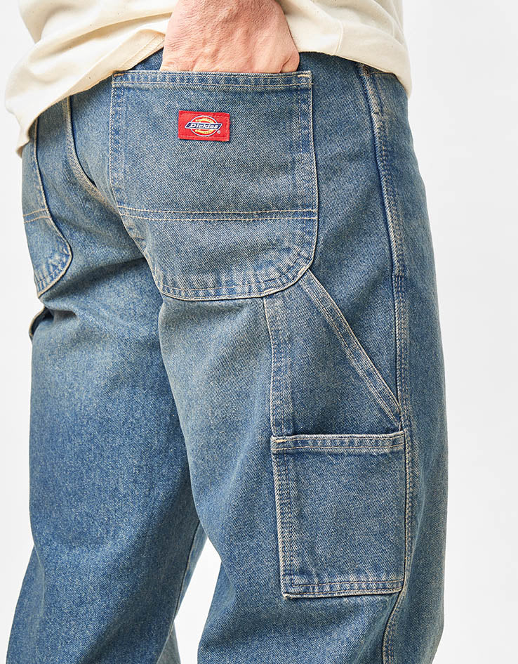 Dickies 993 Regular Tapered Carpenter Jean - Khaki Tinted Blue - Image 4