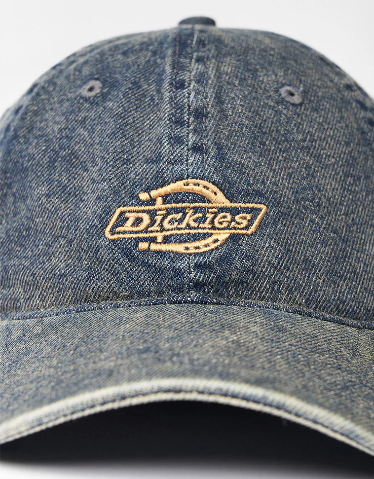 Dickies Denim Dad Cap - Yellow Fade Indigo - Image 2