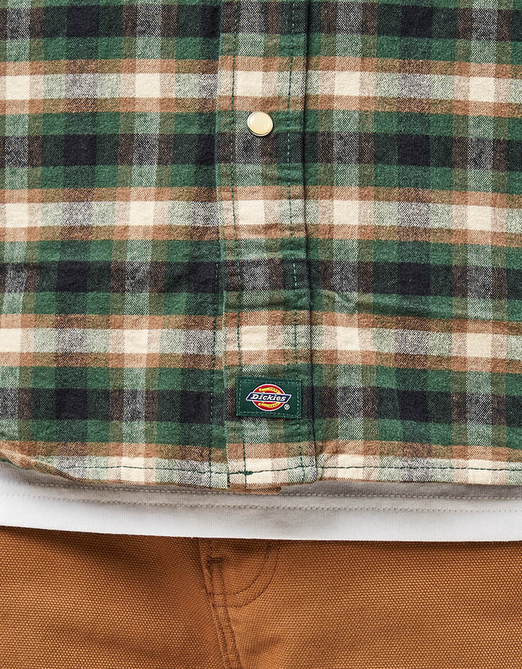Dickies Johnsonville Shirt L/S Shirt - Pine Needle Green - Image 5