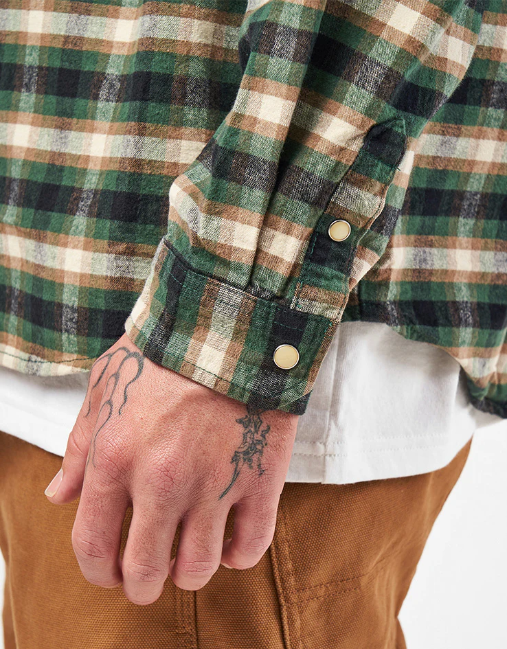 Dickies Johnsonville Shirt L/S Shirt - Pine Needle Green - Image 6
