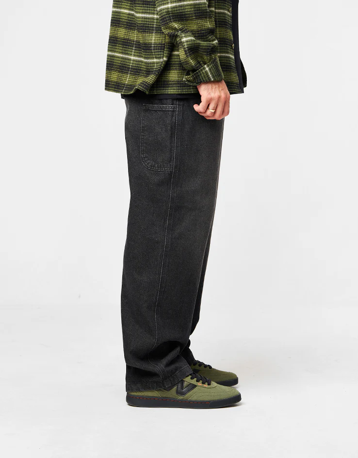 Dickies Madison Baggy Denim Pant - Black Wash Faded - Image 3