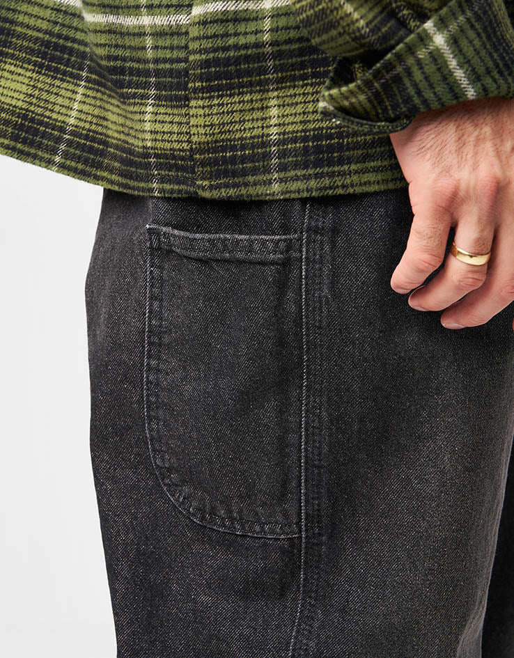 Dickies Madison Baggy Denim Pant - Black Wash Faded - Image 6