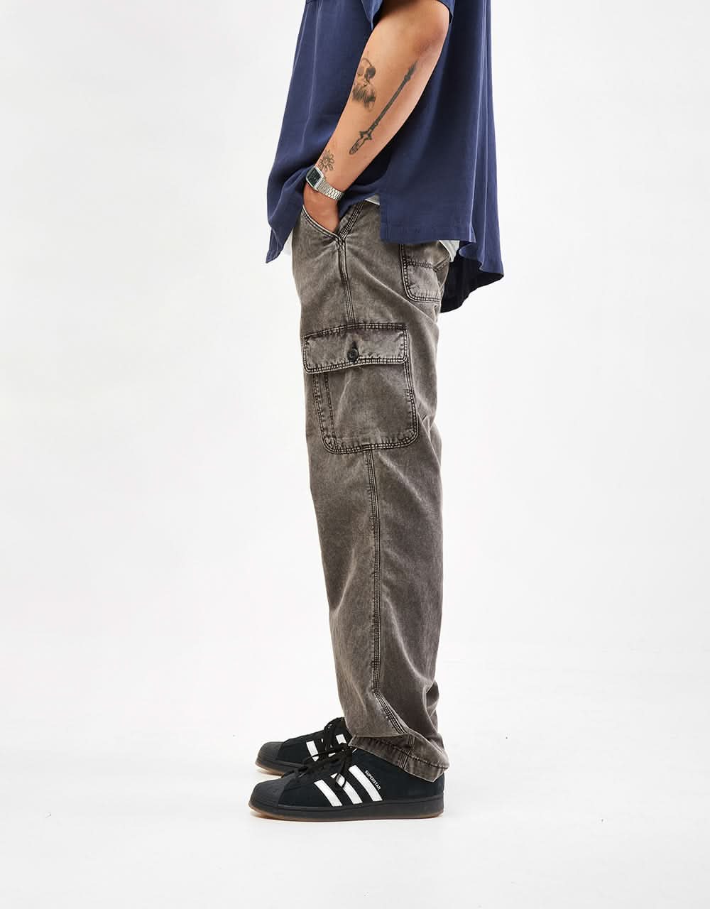 Dickies Newington Pant - Double Dye/Acid Wash Black - Image 3