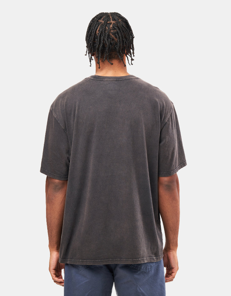 Dickies Plentywood T-Shirt - Double Dye/Acid Wash Black - Image 2