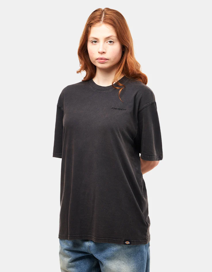 Dickies Plentywood T-Shirt - Double Dye/Acid Wash Black - Image 6