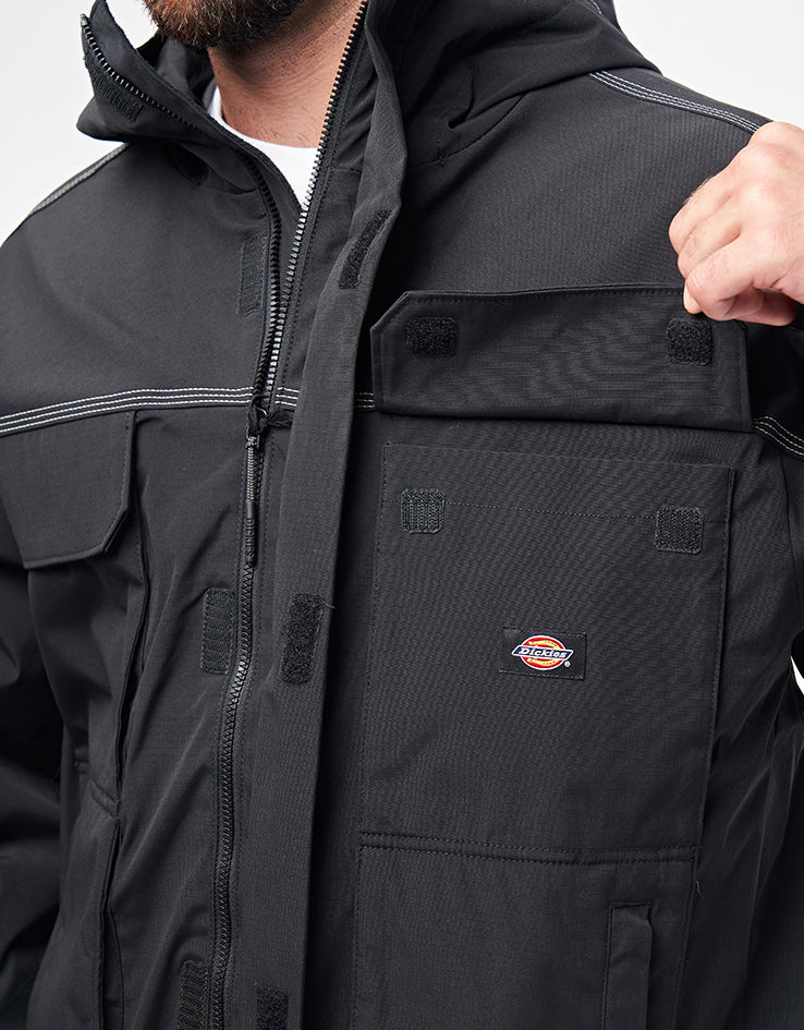Dickies Ronan Hooded Jacket - Black - Image 4
