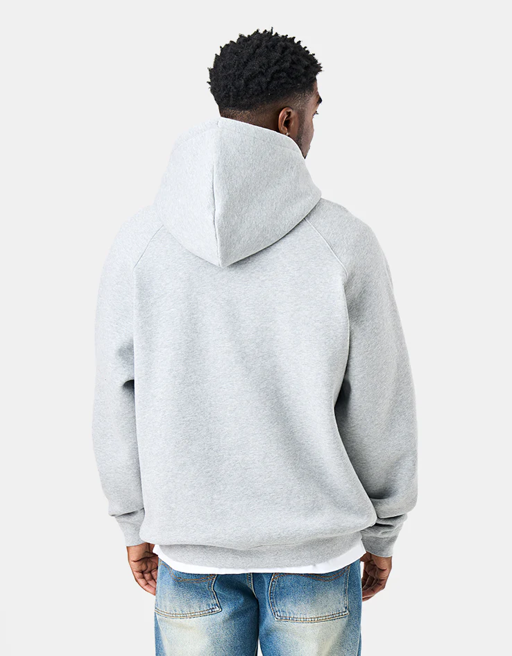 Dime MTL Classic Bloody Midweight Pullover Hoodie - Heather Grey - Image 2