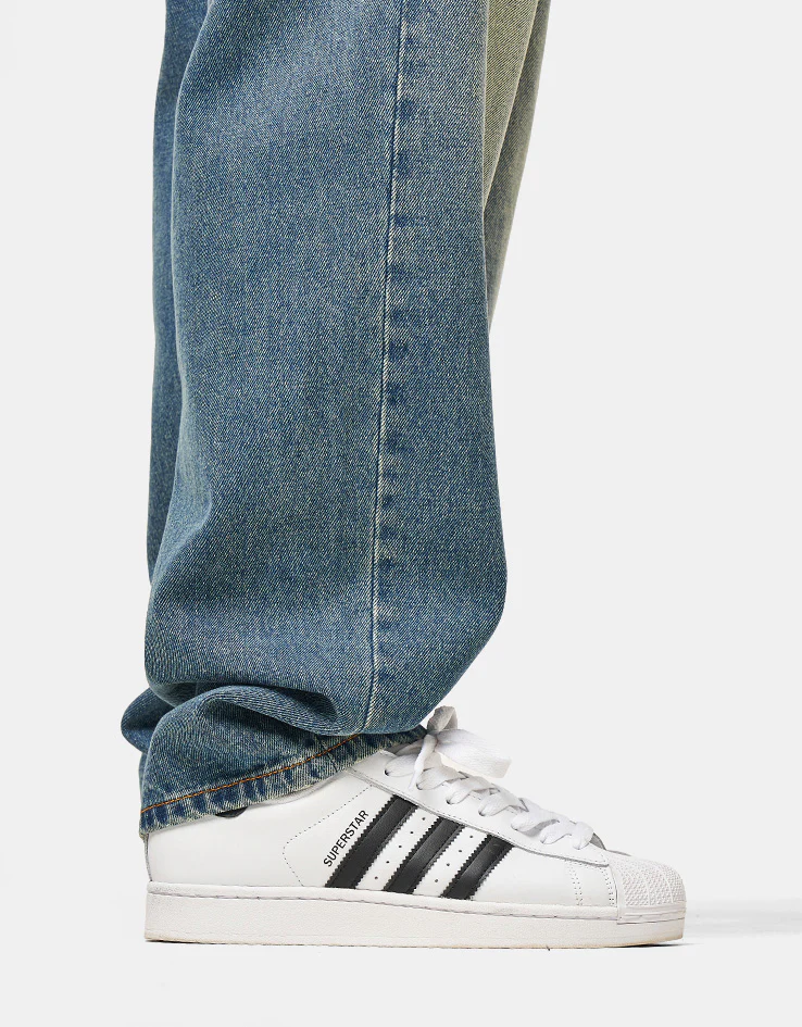 Dime MTL Relaxed Denim Pant - Sandblasted Indigo - Image 7