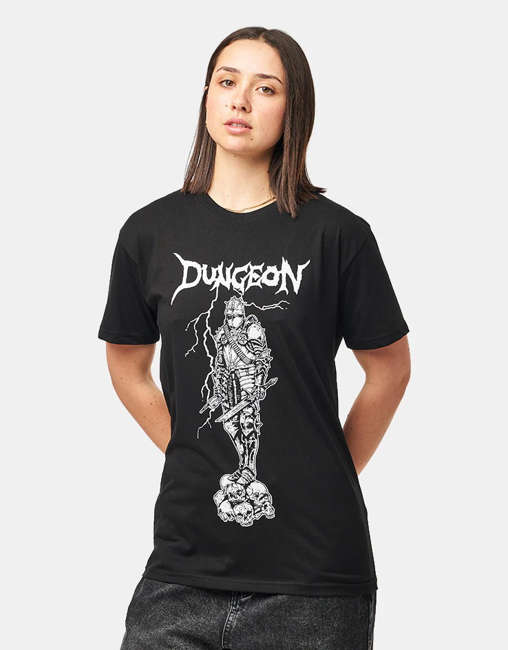 Dungeon Cold Steel T-Shirt - Black - Image 4
