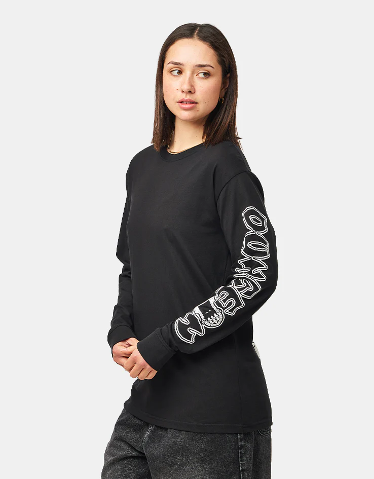 Dungeon Portcullis L/S T-Shirt - Black - Image 6