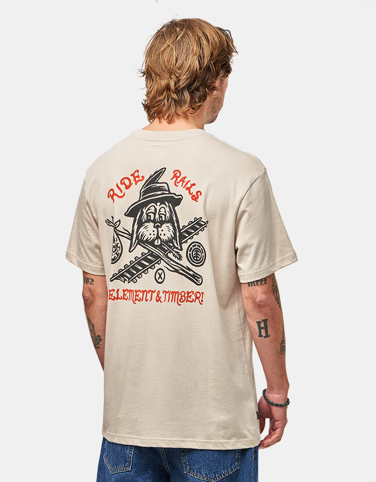Element x Timber Hobos T-Shirt - Oat Milk