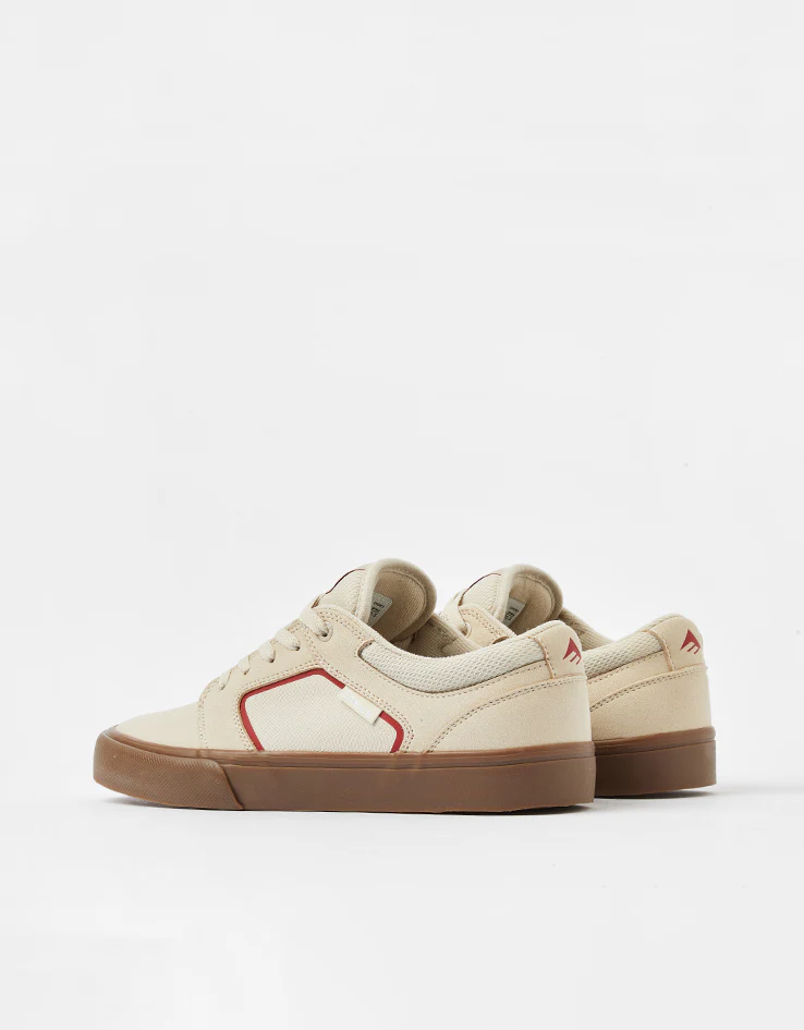 Emerica Cadence Skate Shoes - Tan/Gum - Image 4