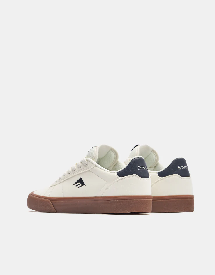 Emerica Moca Skate Shoes - White/Gum - Image 4