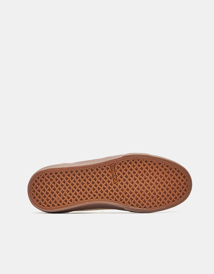 Emerica Moca Skate Shoes - White/Gum - Image 8