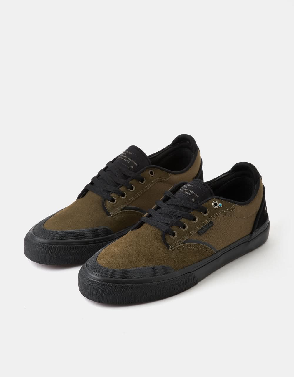 Emerica x Six Feet Above Dickson Skate Shoes - OD Black - Image 3