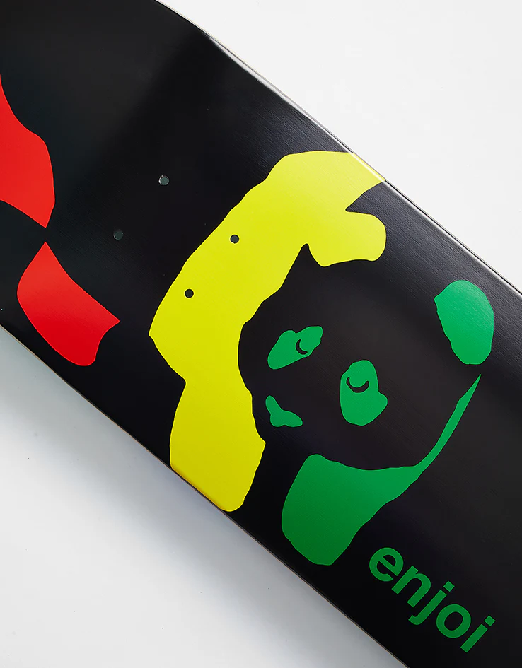 Enjoi Rasta Panda Skateboard Deck - Image 2