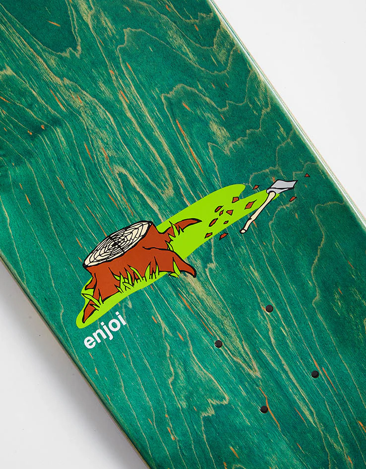 Enjoi Rasta Panda Skateboard Deck - Image 4
