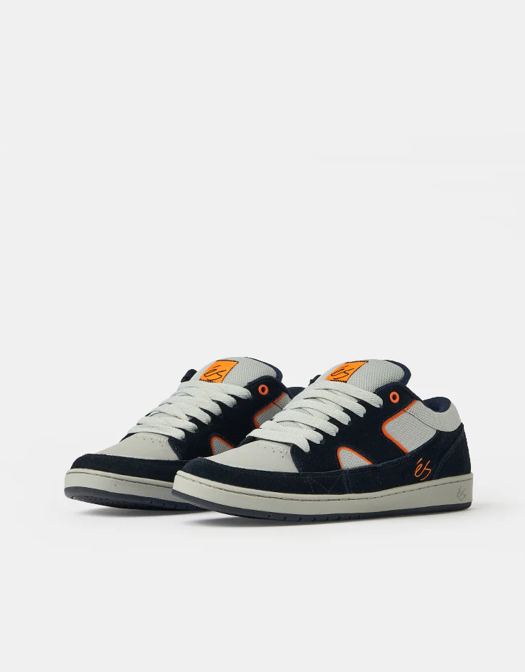 éS Sophisto Skate Shoes - Navy/Grey/Orange - Image 3