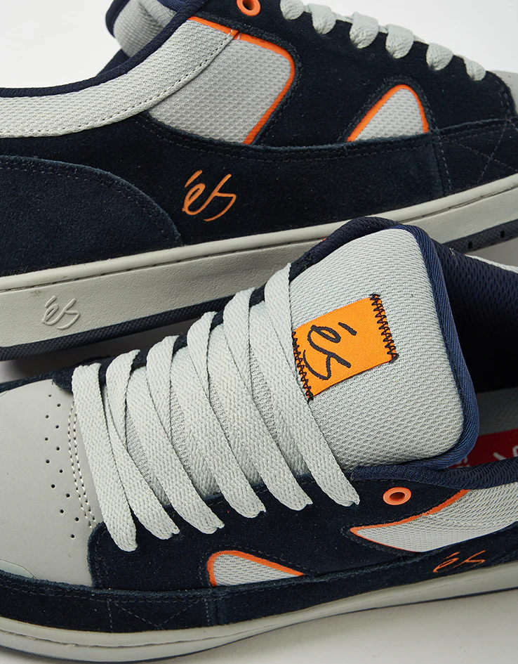éS Sophisto Skate Shoes - Navy/Grey/Orange - Image 5