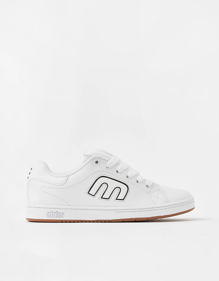 etnies Callicut Skate Shoes - White/Black