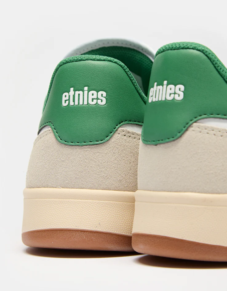 etnies Emerson Skate Shoes - Grey/White/Green - Image 7
