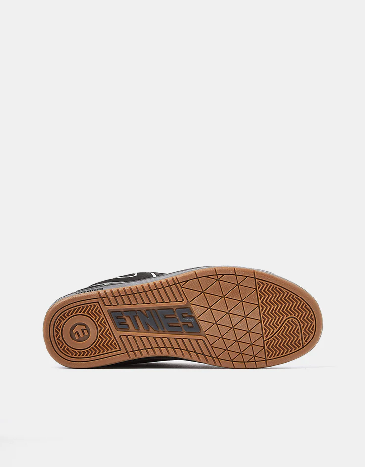 etnies Kingpin 2 Skate Shoes - Black/Black/Silver - Image 2