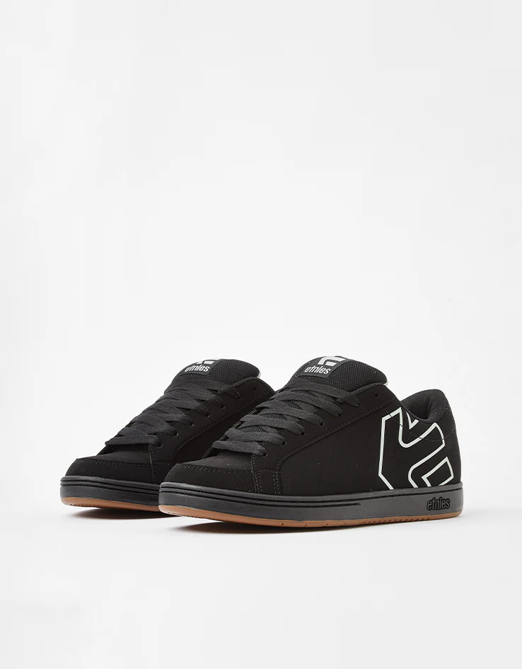 etnies Kingpin 2 Skate Shoes - Black/Black/Silver - Image 3